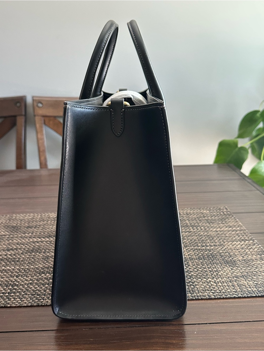 Coach Black Ace 35 Tote - Picture 5 of 16